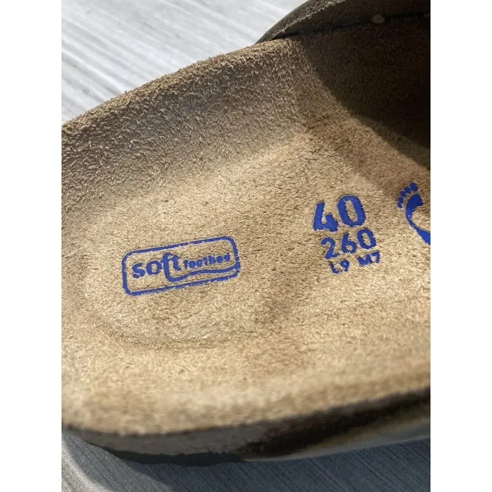 Birkenstock Arizona Leather Sandal Khaki Brown 1019377 Women UK 40 US 9 Narrow - Picture 10 of 16